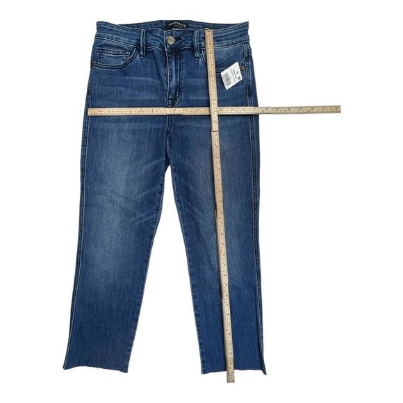 New Sanctuary Women Denim Blue Jeans Cropped Straight Medium Weight Casual US 26 - Picture 8 of 11